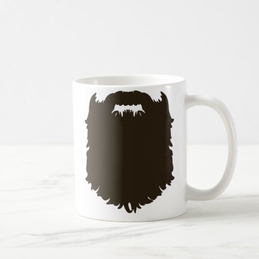 Rugged manly beard mug