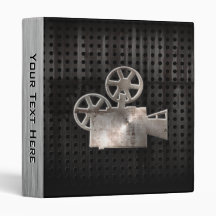 Rugged Movie Camera Vinyl Binders