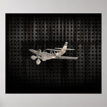Rugged Plane Posters