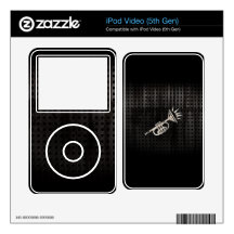 Rugged Trumpet Decal For iPod Video