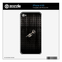 Rugged Trumpet iPhone 4S Skin