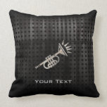 Rugged Trumpet Throw Pillow