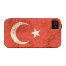 Rugged Turkish Flag iPhone 4/4S Case