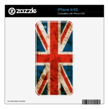 Rugged Union Jack Skin For The iPhone 4