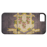 Rugged Wood Connecticut Flag iPhone 5 Case