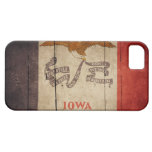 Rugged Wood Iowa Flag iPhone 5 Covers