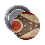 Rugged Wood Ohio Flag buttons