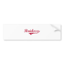 Ruidoso New Mexico Classic Design Bumper Stickers