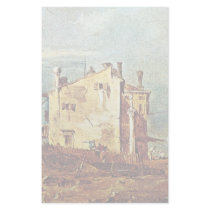 Ruin Arcade And Farmhouses In The Lagoon Detail Customized Stationery
