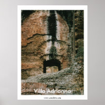 Ruinas de Adrianna del chalet Poster