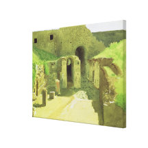 Ruinas italianas, 1876 impresiones de lienzo