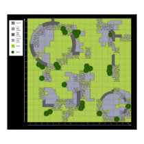 Ruined Keep - Battlemap Poster posters