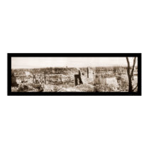 Ruins in Chelsea Mass Photo 1908 posters