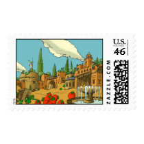 Ruins in Rome Postage Stamps