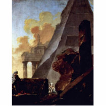 Ruins Of Pyramids By Barbault Jean (Best Quality) Acrylic Cut Out