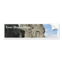 Ruins Of Richmond Castle bumper stickers by lifesphere Ruins Of Richmond Castle bumper stickers