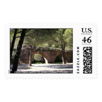 ruins of roman aquaduct postage