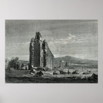 Ruins of the Aqueduct of Appius Claudius, Rome Print