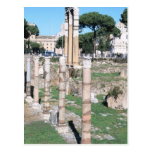 Ruins of the Temple of Castor and Pollux, Italy Post Cards