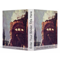 Ruins Of Villa Of Maecenas' In Tivoli By Wilson 3 Ring Binders