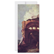 Ruins Of Villa Of Maecenas' In Tivoli By Wilson Rack Card Template
