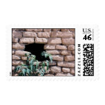 Ruins & Plant Postage Stamps