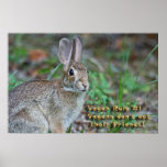Rule #1 Vegans don't eat their friends Poster
