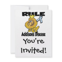 Rule Addisons Disease Personalized Invitations