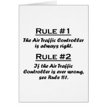 Rule Air Traffic Controller Card
