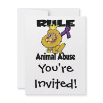 Rule Animal Abuse Personalized Announcement