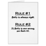 Rule Betty cards