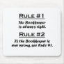 Rule Bookkeeper Mouse Pad