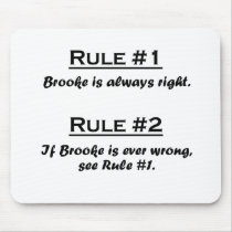 Rule Brooke Mousepad