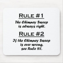 Rule Chimney Sweep Mouse Pads