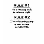 Rule Cleaning Lady Shirt