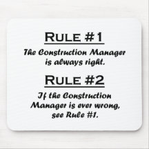 Rule Construction Manager Mouse Pad