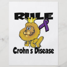 Rule Crohns Disease (purple) Flyers