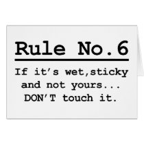 Rule No. 6 Cards