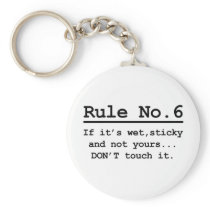 Rule No. 6 Keychains