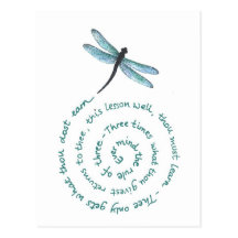 Rule of 3 - Witch's law -Wiccan Rede Postcards