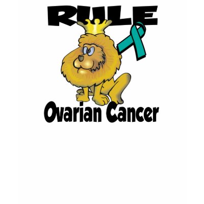 Rule Ovarian Cancer T-shirt by animals4acause