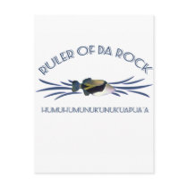 Ruler of Da Rock Vertical Post Card postcards