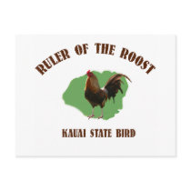 Ruler of the Roost Kauai Post Card