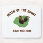 Ruler of the Roost Kauai State Bird Mouse Mat