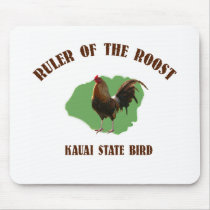 Ruler of the Roost Kauai State Bird Mouse Mat