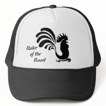 "Ruler of the Roost" Stylized Rooster Cap Mesh Hats