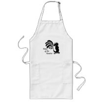 "Ruler of the Rooster" Stylized Rooster Apron