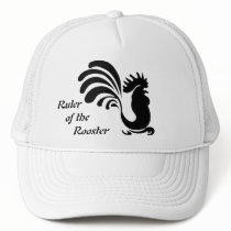 "Ruler of the Rooster" Stylized Rooster Cap Trucker Hats