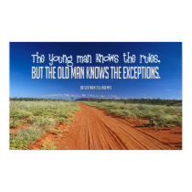 Rules Exceptions Motivational Poster