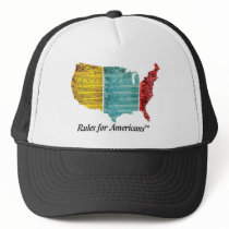 “Rules for Americans” USA Logo hats by PubliusTeaPartier “Rules for Americans” USA Logo hats